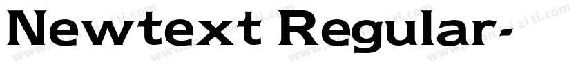 Newtext Regular字体转换